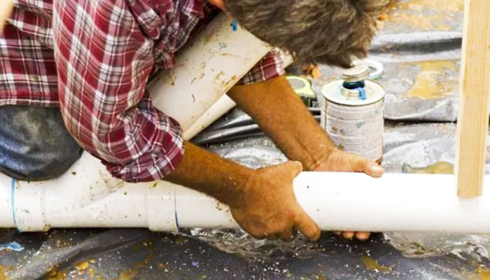 Broken PVC pipes in your home