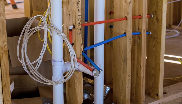 PEX type pipe connection 