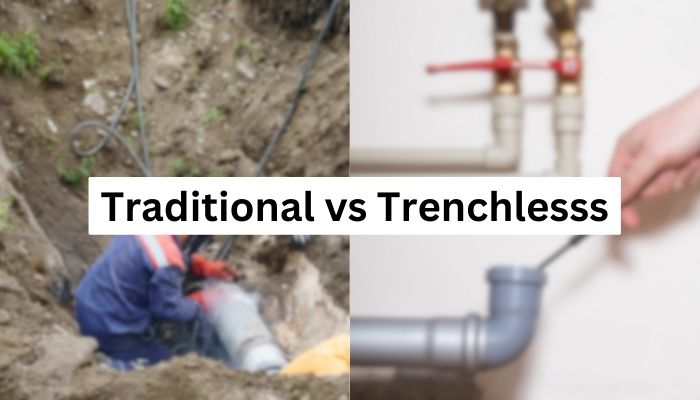Traditional vs Trench less 